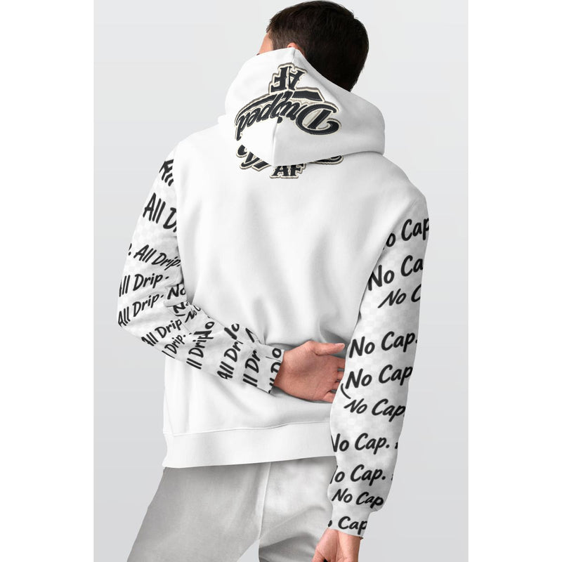 Dripped AF CSW All-Over Print Men's Thicken Pullover Hoodie