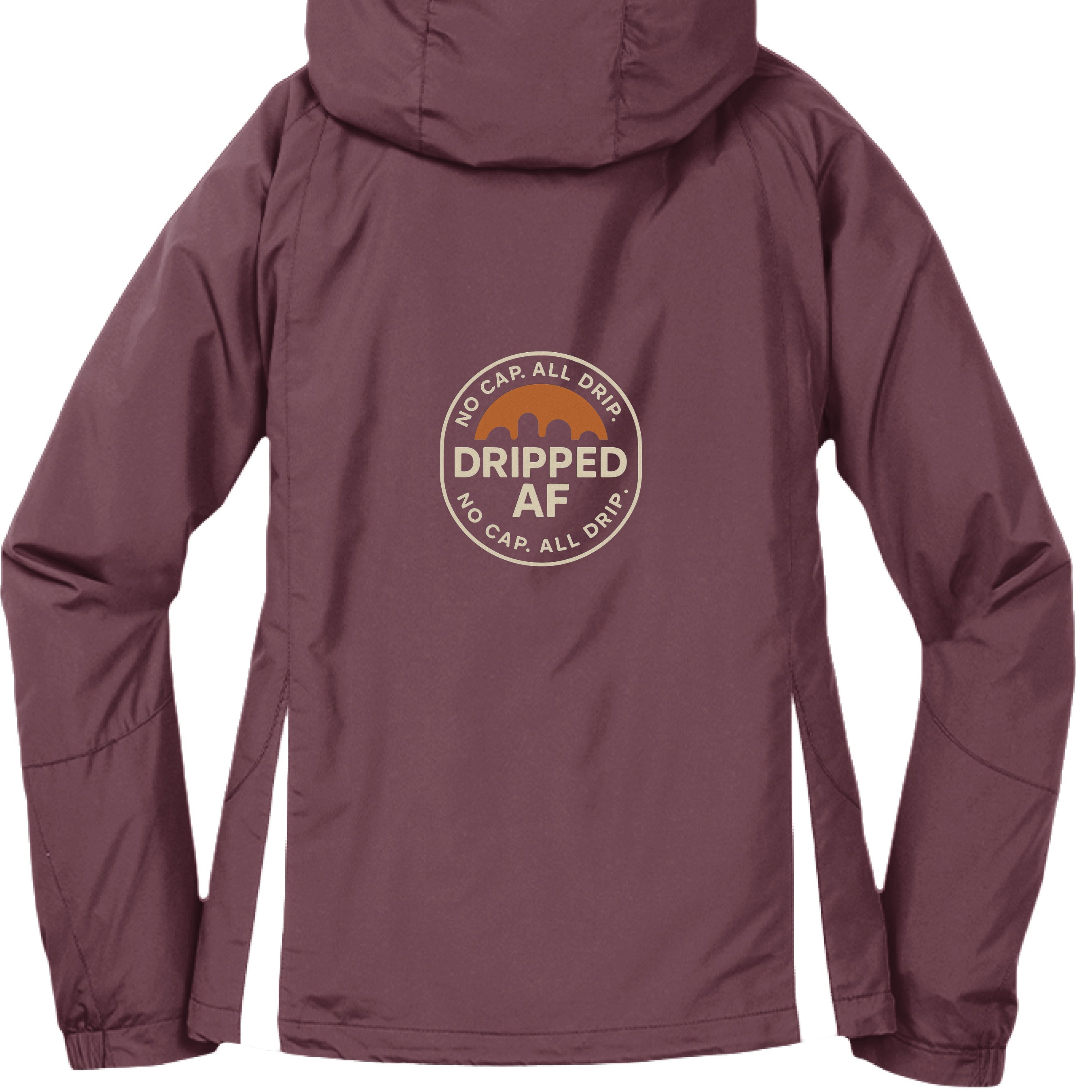 Maroon/ White - BACK