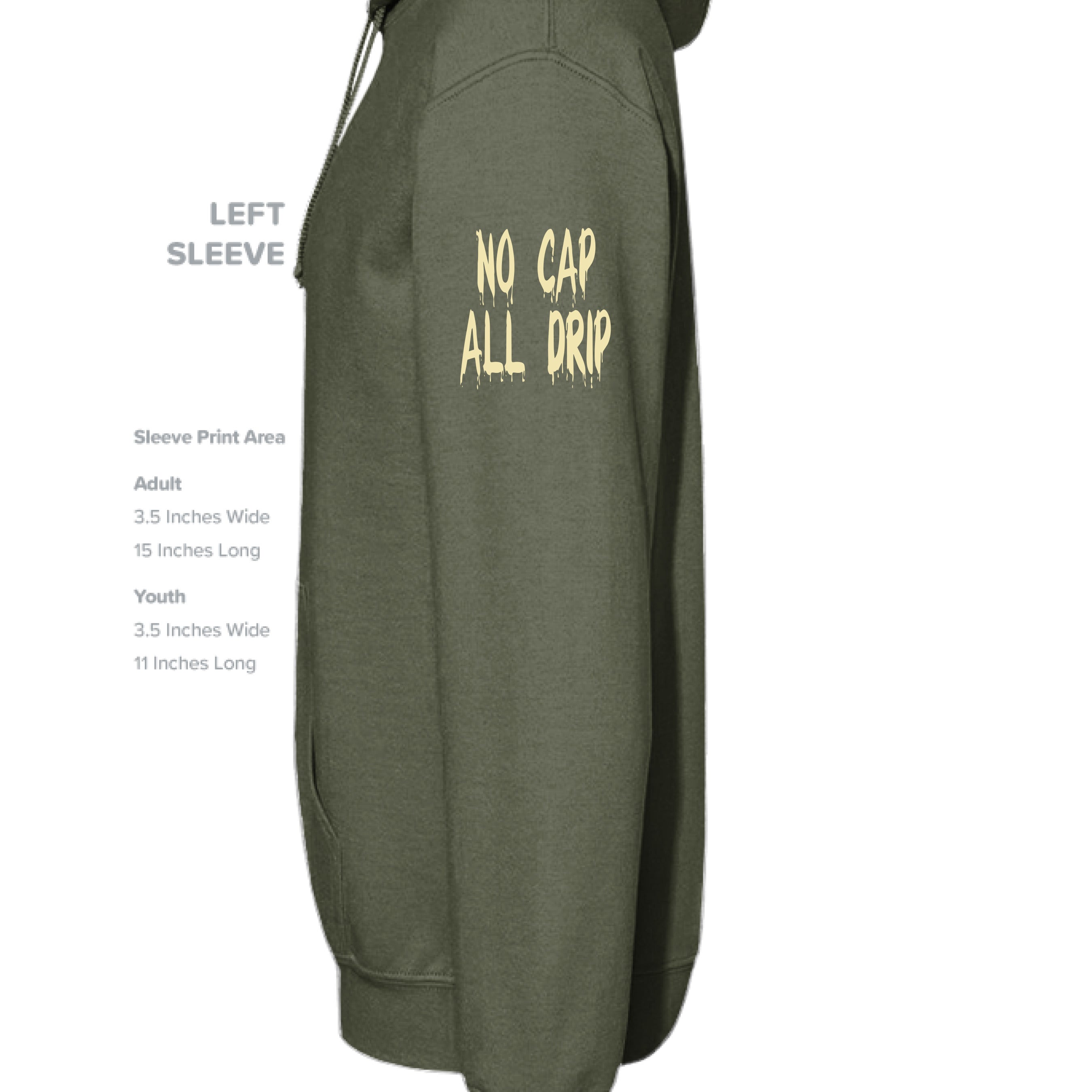 MILITARY GREEN - SLEEVE_LEFT