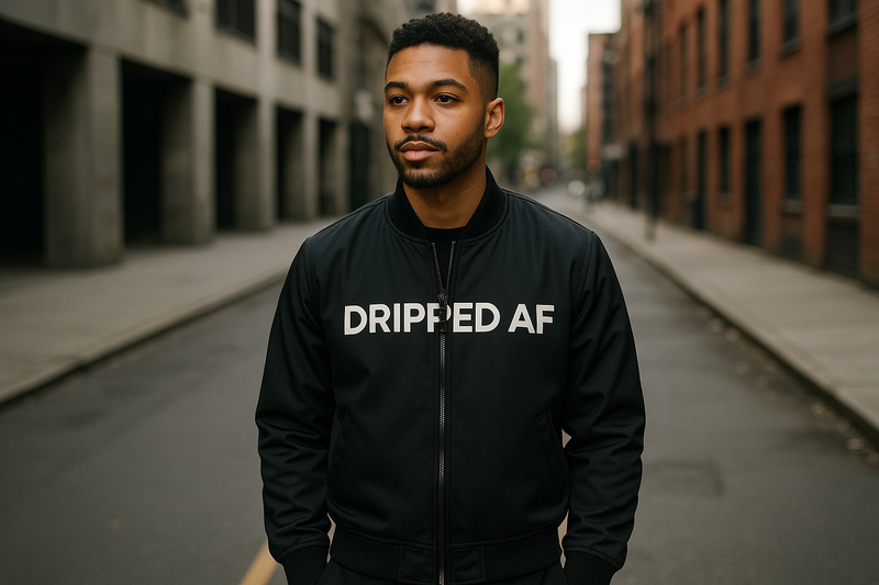 the logo on front and the jacket without supported cap